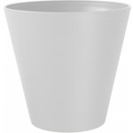 Obal na květník ESTORIL samozavlažovací plastový bílý pr.16x16cm bílá – Zboží Mobilmania