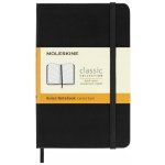 Moleskine Zápisník tvrdé desky A6 linkovaný černý – Zboží Dáma