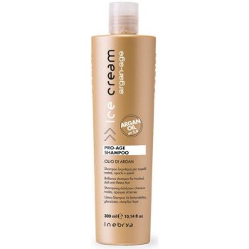 Inebrya Argan-Age arganový šampon pro lesk Brilliance Shampoo for Treated Dull and Lifeless Hair 300 ml