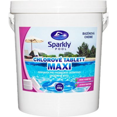Sparkly POOL Chlorové tablety MAXI 10 kg – Zboží Mobilmania