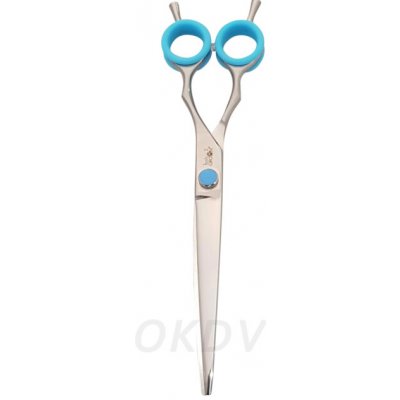 Tools-2-Groom Nůžky Rainbow Razor zahnuté 20 cm – Zboží Mobilmania