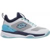 Dámské tenisové boty Lotto Mirage 200 Clay W - all white/blue radia