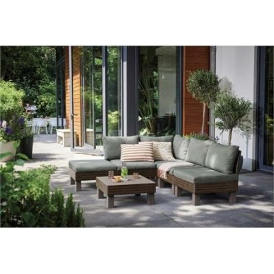 Keter ELEMENTS SIGNATURE zahradní plastový set walnut – Hledejceny.cz