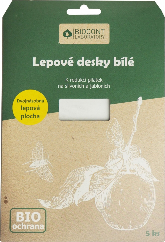 Desky Biocont bílé švestky a jabloně 5 ks