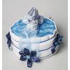Plenkový dort Plenkovky Jednopatrový plenkový dort pro chlapce modrý special