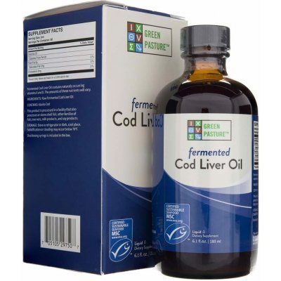 Blue Ice fermentovaný olej z tresčích jater bez příchutě 176 ml – Hledejceny.cz