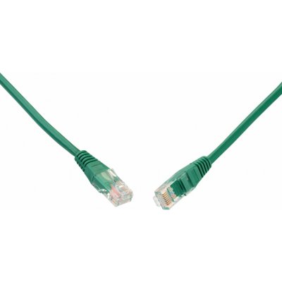 Solarix 28350309 patch CAT5E UTP PVC 3m zelený – Zboží Živě
