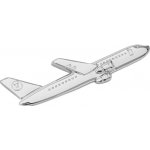 Avantgard spona na kravatu stříbrná letadlo 572-20125 – Zboží Dáma