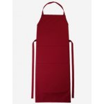 Workwear Verona Dlouhá pracovní zástěra s laclem 01146-01 Cherry – Hledejceny.cz