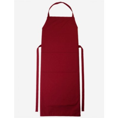 Workwear Verona Dlouhá pracovní zástěra s laclem 01146-01 Cherry – Hledejceny.cz