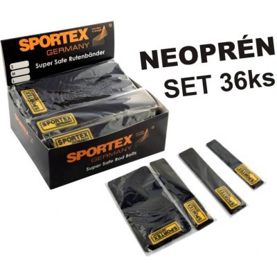Sportex Neoprenové stahovací pásky na pruty suchý zip S+M – Zboží Dáma