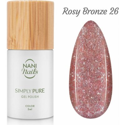 NANI gel lak Simply Pure Rosy Bronze 5 ml – Zboží Mobilmania