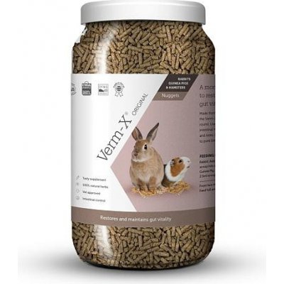 Verm-X Přírodní nugetky proti střevním parazitům pro hlodavce 1,5 kg