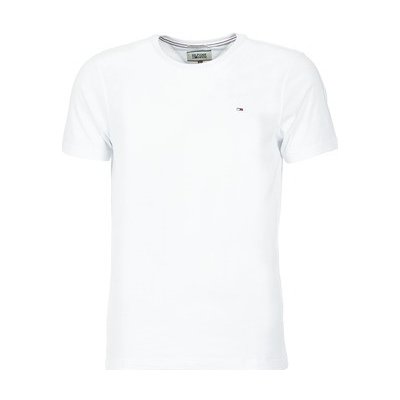 Tommy Jeans trička s krátkým rukávem Ofleki bílá