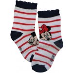 DISNEY ponožky MINNIE MOUSE bíločervenomodré – Zboží Dáma