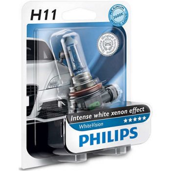 Philips WhiteVision 12362WHVB1 H11 PGJ19-2 12V 55W