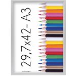 Tradag Rámeček Polaris bílý 29,7x42 - A3 – Zboží Živě