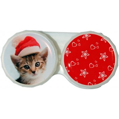Optipak Limited klasické pouzdro motiv Vánoce Kočka žíhaná s čepicí – Zboží Mobilmania