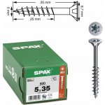 SPAX 0191010500355 šroub do dřeva 5 mm 35 mm T-STAR plus ocel WIROX 500 ks – Zboží Mobilmania