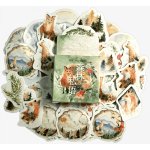 Sada samolepek - Les a lišky (46ks) – Sleviste.cz