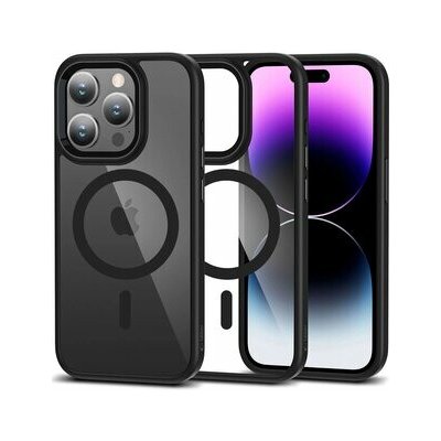 Tech-Protect MagMat MagSafe na iPhone 15 Pro - průhledně-černé – Zboží Živě