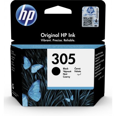 HP 305 originální inkoustová kazeta černá 3YM61AE – Zboží Živě