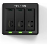 Telesin Nabíječka pro 3 baterie pro GoPro HERO 13 S0-BCG-12-TGP – Zboží Živě