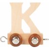 Dřevěná hračka Small Foot vláček vláčkodráhy abeceda písmeno K
