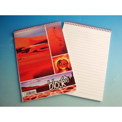 Papírny Brno Blok poznámkový A5 linka hor. spirála 50 listů – Sleviste.cz