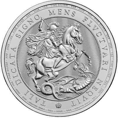 The Royal Mint stříbrná mince Svatý Jiří a Drak 2026 1 oz – Zboží Dáma