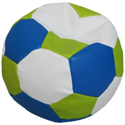 FITMANIA Fotbalový míč XXL Vzor 33 MODRO ZELENO BÍLÁ – Zboží Mobilmania