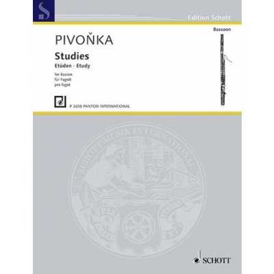 Pivoňka Karel Etudy pro fagot – Hledejceny.cz
