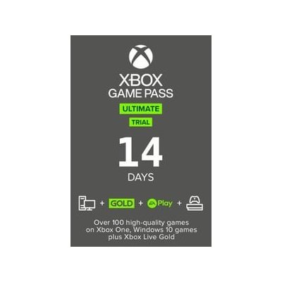 Microsoft Xbox Game Pass Ultimate Trial členství 14 dní – Zboží Živě