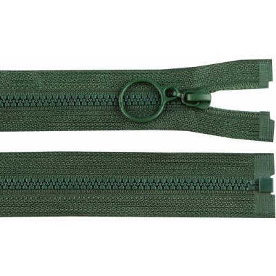 Kostěný zip No 3 délka 30 cm s kroužkem, malé, 273 zelená smrková – Hledejceny.cz
