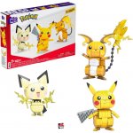 Mattel Pokémon Mega Construx Pichu Pikachu a Raichu – Hledejceny.cz
