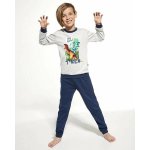 Cornette Kids Boy T Rex Chlapecké pyžamo melanž – Zboží Dáma