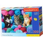 Castorland Kočičky v klubkách vlny 030447 300 dílků – Sleviste.cz