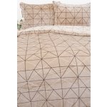 MKLuzkoviny.cz povlečení mikroplyš Exclusive Sebastian béžový 140x220 70x90 – Zboží Dáma