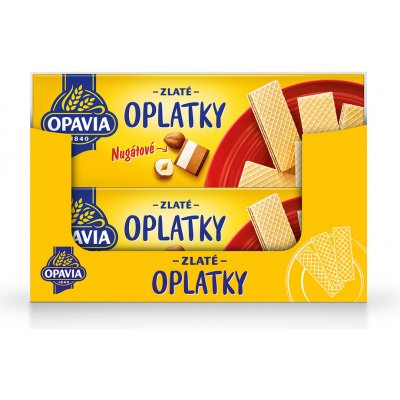 Opavia Zlaté Oplatky nugátové 146 g – Sleviste.cz