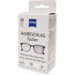 ZEISS Vlhčené ubrousky proti zamlžování brýlových skel Antifog 20 ks – Zboží Dáma