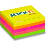 Hopax Stick'n Neon Cube Notes 51×51 mm, žlutý – Hledejceny.cz