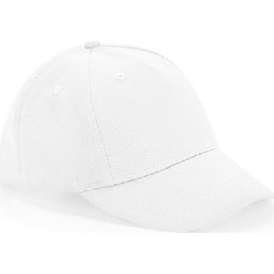 Beechfield dětská 5-panelová z organické bavlny bílá – Zbozi.Blesk.cz