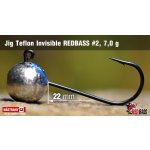 NASTRAHY.cz Jigová hlavička Teflon Invisible REDBASS #2, 26 mm 0 g 5 ks – Zbozi.Blesk.cz