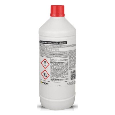 Odstraňovač řas, mechů a lišejníků weber – 1 kg – Zbozi.Blesk.cz