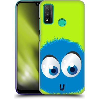 Pouzdro HEAD CASE Huawei P SMART 2020 Chlupatý smajlík modrý zelené pozadí – Zboží Mobilmania