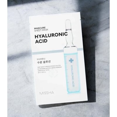 Missha Mascure Hydra Solution Sheet Mask hydratační pleťová maska 27 ml – Zboží Mobilmania