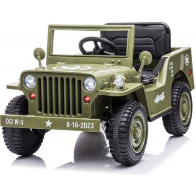 Mamido Elektrické autíčko JH-103 4x4 olivově zelené – Zboží Mobilmania