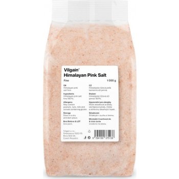 Vilgain himalájská sůl růžová jemná 1 kg