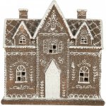 Perníková LED chaloupka Gingerbread Cotti - 26*10*25 cm - Clayre & Eef – Hledejceny.cz