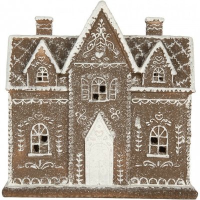 Perníková LED chaloupka Gingerbread Cotti - 26*10*25 cm - Clayre & Eef – Hledejceny.cz